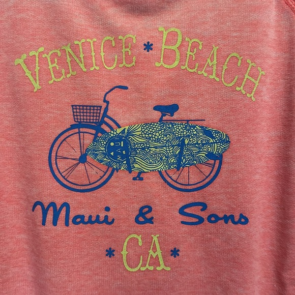 Maui and Sons Tops - NWT Maui & Sons Venice Beach Pullover